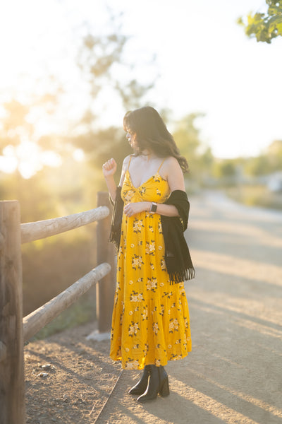 Yellow Maxi Dress – MpoWerU Clothing