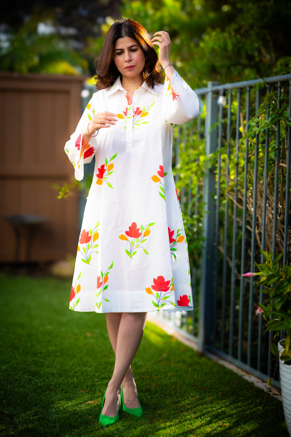 Midi Blossom Dress
