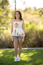Hand Painted Babydoll Top