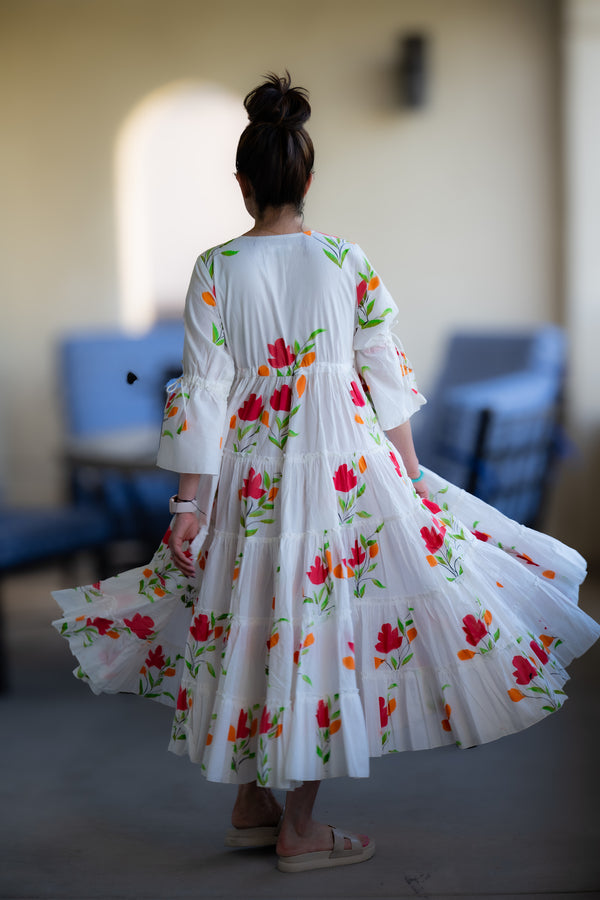 Flared Maxi Dress